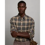 AE77 Premium Flannel Shirt - Gray