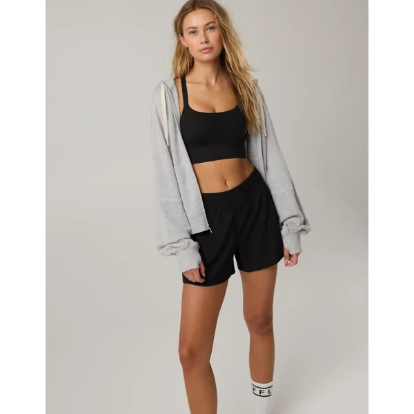 OFFLINE By Aerie 4" Hot Stuff Short - True Black