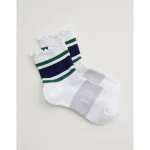 OFFLINE By Aerie Athletic Ruffle Sock - Navy
