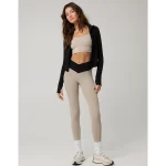 OFFLINE By Aerie Real Me High Waisted Crossover Legging - Stone Harbor