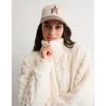 AE Cable Sherpa Full-Zip Sweatshirt - Cream