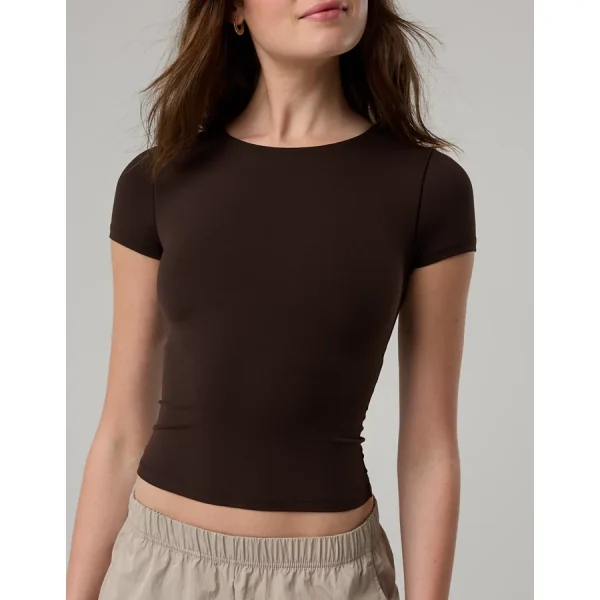 OFFLINE By Aerie Real Me XTRA T-Shirt - Deep Earth