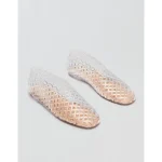 Steve Madden Grove Clear Jelly Flat - Clear