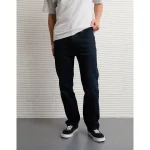 AE EasyFlex Relaxed Straight Jean - Blue Black