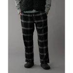 AE Flannel PJ Pant - Bold Black