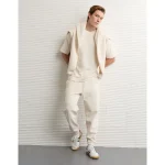 AE Laidback Luxe Heavyweight Oversized T-Shirt - Cream