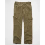 AE Low-Rise Cargo Straight Utility Pant - Nomad Olive