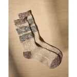 AE x Tru Kolors Marled Camp Socks - Khaki