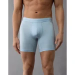 AEO Men's 6" Ultra Soft Boxer Brief - Light Blue