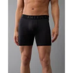 AEO Men's Holiday Lights 6" Flex Boxer Brief - Black
