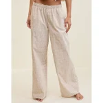 Aerie Off-Duty Poplin Trouser PJ - Koko Brown
