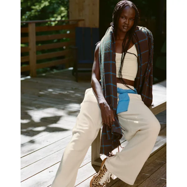 Aerie Sherpa Trouser - Natural