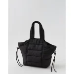 OFFLINE By Aerie Puff Love Mini Cinch Bag - True Black