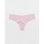 SMOOTHEZ No Show Thong Underwear - Orchid