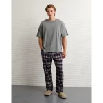AE Flannel PJ Pant - Deep Sea Blue