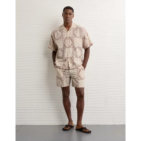 AE 7" Lived-In Trekker Short - Cream