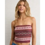 AE Whoa So Soft Tube Sweater - Burgundy