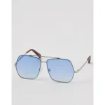 Aerie Oversized Vacay Mode Sunglasses - Blue