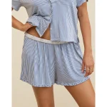 Aerie Real Soft® Ruffle Boxer Short - Marbled Blue