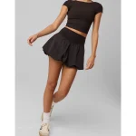 OFFLINE By Aerie Real Me Bubble Skort - True Black