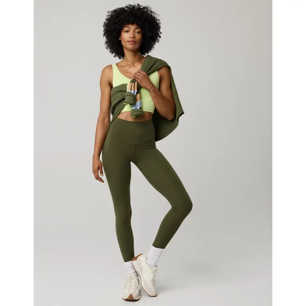 OFFLINE By Aerie Real Me XTRA High Waisted Legging - Military Green