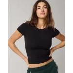 OFFLINE By Aerie Real Me XTRA T-Shirt - True Black