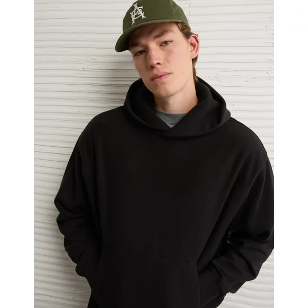 AE Laidback Luxe Heavyweight Hoodie - Black