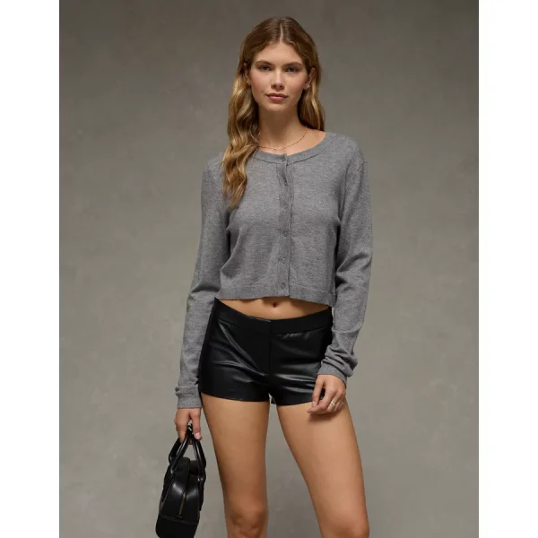 AE Leather Micro Short - Black