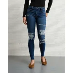 AE Next Level Patched Low-Rise Jegging - Indie Dark Destroy