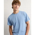 AE Shrunken Fit T-Shirt - Light Blue