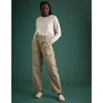 AE77 Premium Pleated Cargo Pant - Olive