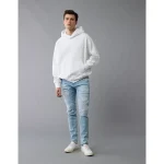 AE AirFlex+ TENCEL™ Fibers Patched Athletic Skinny Jean - Light Destroy Wash