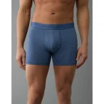 AEO Men's 4.5" Classic Boxer Brief - Blue