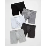 AEO Men's 6" Classic Boxer Brief 5-Pack - Multi