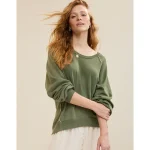 Aerie Sweater Sweatshirt - Olive Fun