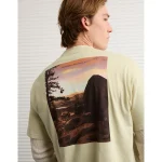 AE Boxy Jeep Graphic T-Shirt - Desert Khaki