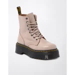 Dr. Martens Women's Jadon III Pisa Leather Platform Boot - Bone Khaki