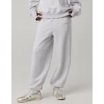OFFLINE By Aerie Cloud Fleece Baggy Jogger - Light Heather Gray