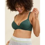 SMOOTHEZ Pull On Push Up Bra - Rugged Green