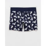 Superchill Cotton High Waisted Boxer Underwear - Night Sea